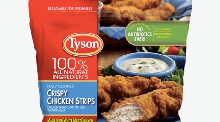 tyson foods recall chicken strips 03222019