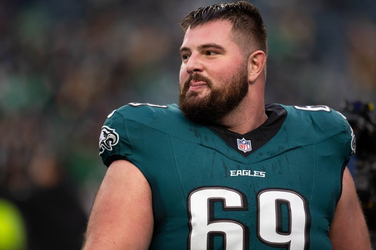 Landon Dickerson bartending