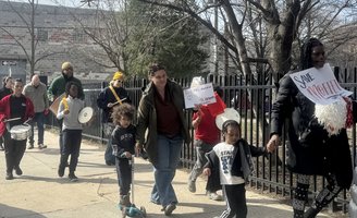 John Moffet School March