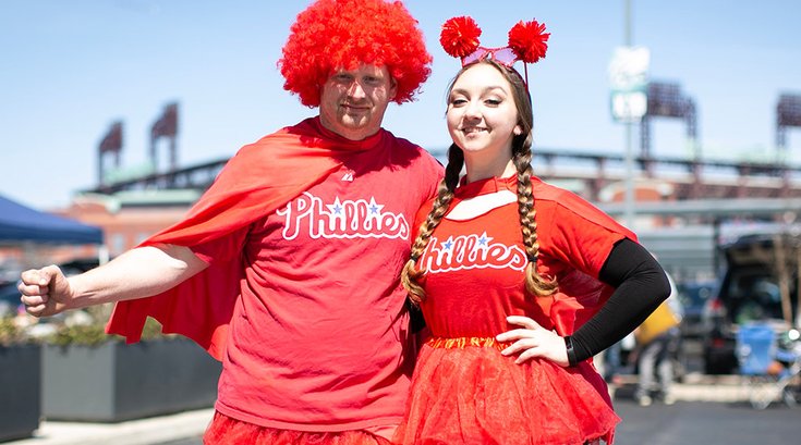 Phillies Opening Day 2019 Fan Costumes 03282019