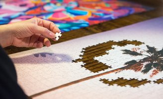 Puzzles reading dementia