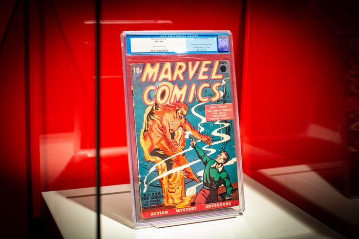 First Look At Marvel Universe Of Super Heroes New Exhibit At Franklin Institute Phillyvoice - roblox naval warfare script