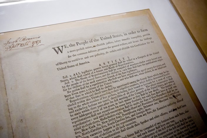Rare, handwritten drafts of U.S. Constitution rewrite document's history |  PhillyVoice, ConstitutionDAO