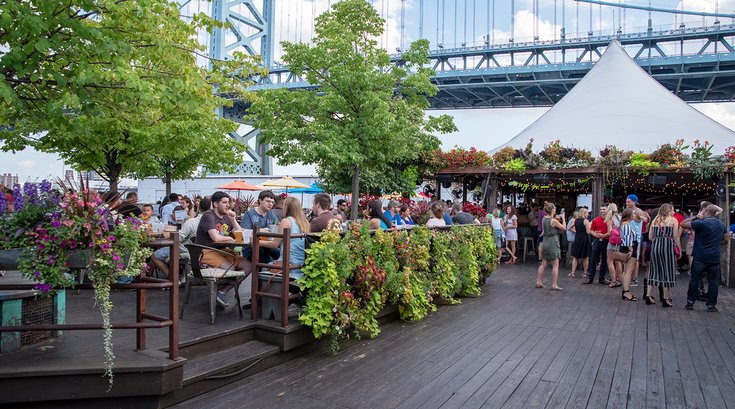 Morgan's Pier beer garden
