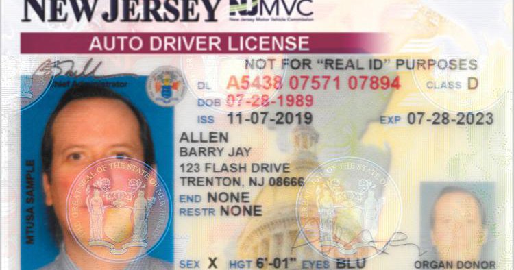 Gender-neutral drivers licenses, ID cards available in New Jersey ...