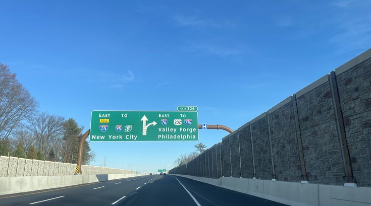 PA Turnpike traffic warning