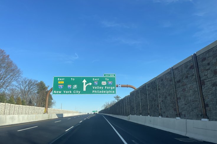 PA Turnpike traffic warning