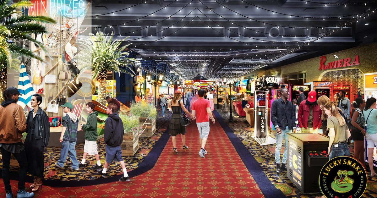 Showboat Hotel to open massive arcade, sports bar, boxing ring in