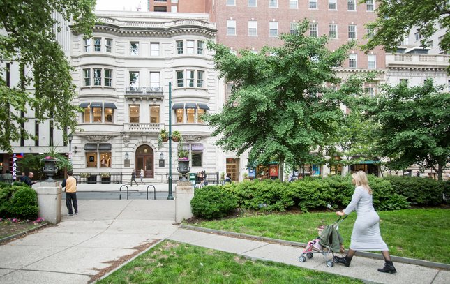 Carroll - Then And Now Rittenhouse Square