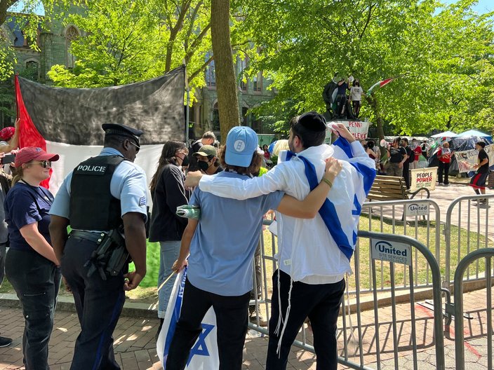 Penn Palestine Israel protest