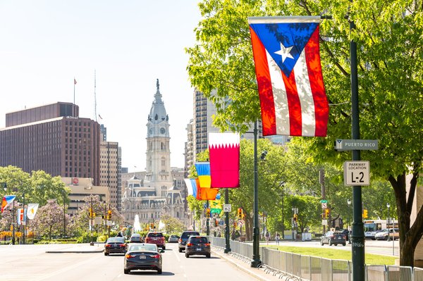 Carroll - Puerto Rico Flag Benjamin Franklin Parkway