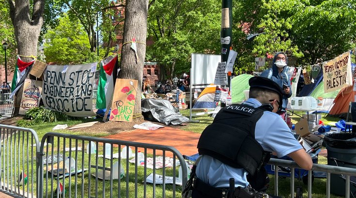 Penn commencement security