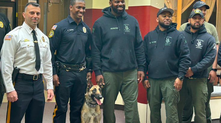 fletcher cox atlantic city police dog