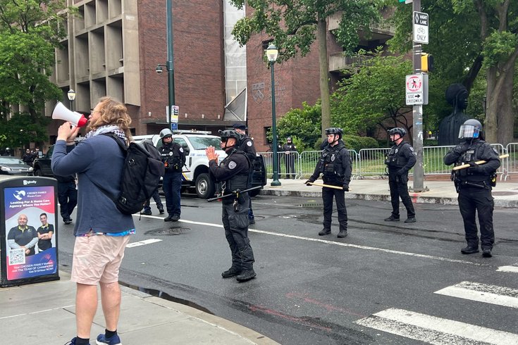 University City protest Penn