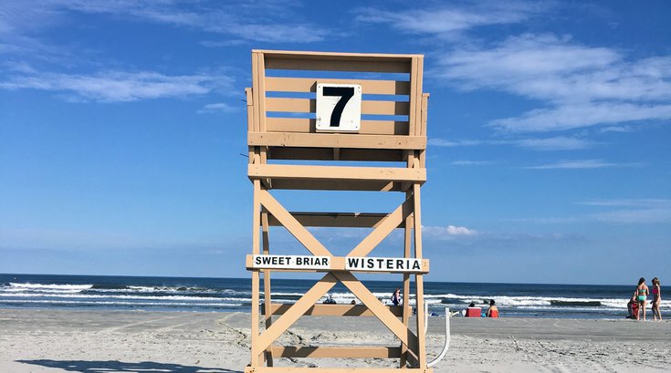 Wildwood Crest beach smoking