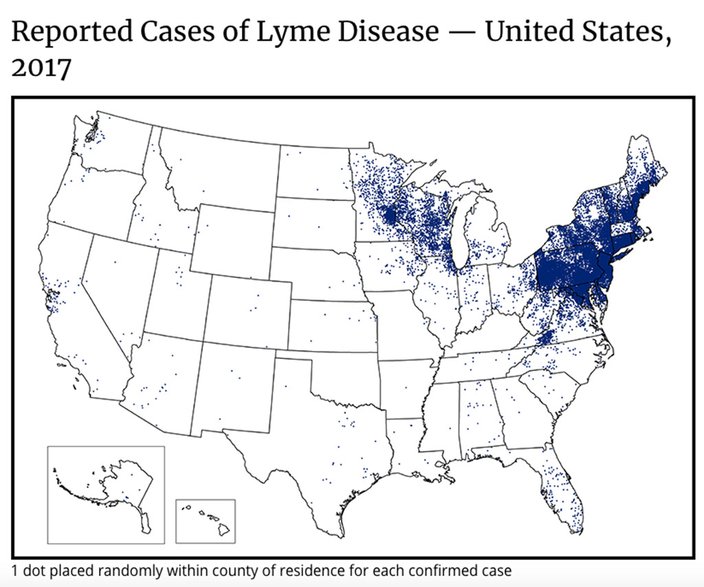 Lyme Disease U.S. Incidences 05142019