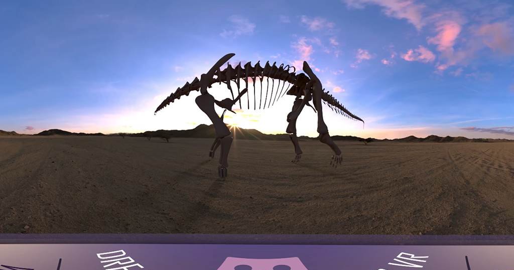 360 VR Google T-Rex Dinosaur Virtual Reality Experience 