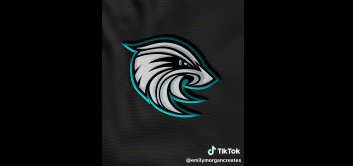 tiktok eagles new logo