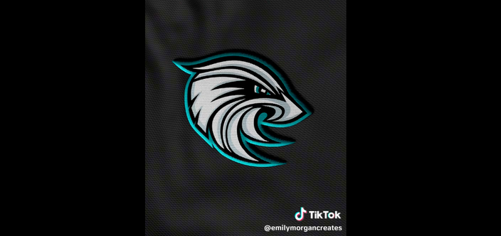 Philadelphia Eagles logo redesigned by TikTok user Emily Morgan Creates –  and fans had opinions