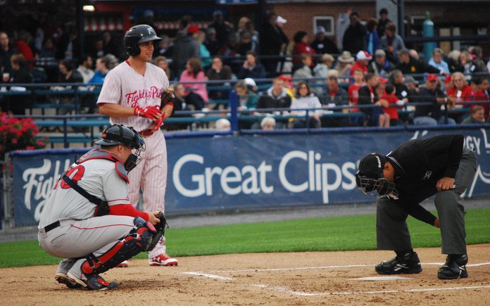 Scott Kingery destroys go-ahead grand slam to lead IronPigs but still isn't  considered as a 40-man roster addition for the Phillies?
