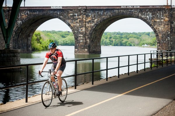 Carroll - Cycling on Schuylkill River Trail