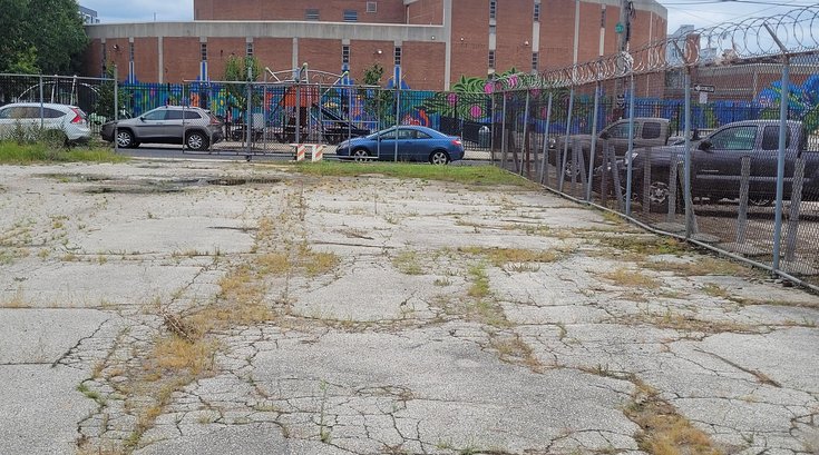 Hackett School lot