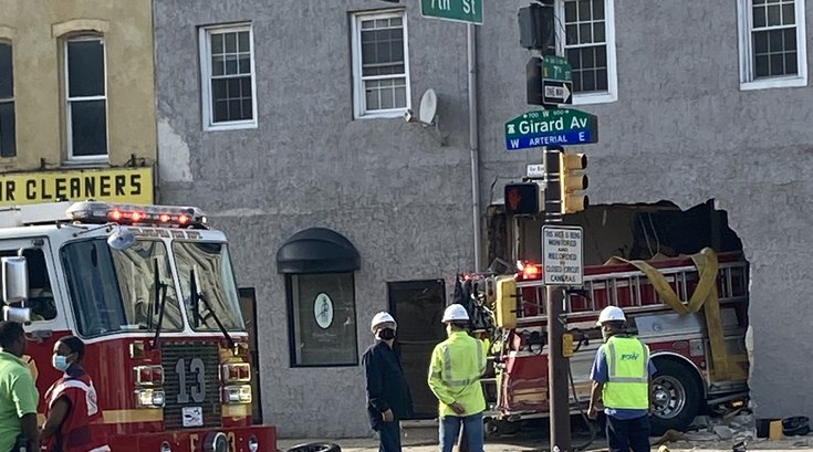 Philly Fire Truck Crash