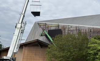 Mann Center crane