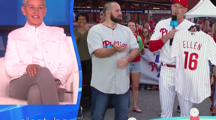 Ellen Show Citizens Bank Park