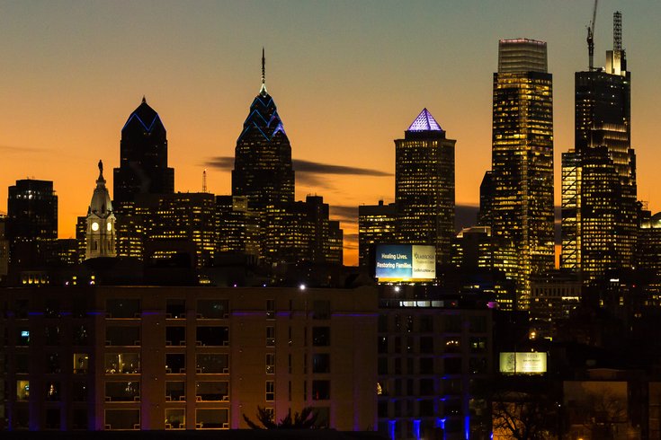Stock_Carroll - Philadelphia Skyline at dusk