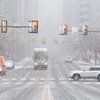 Carroll - Snow accumulates on Market Street