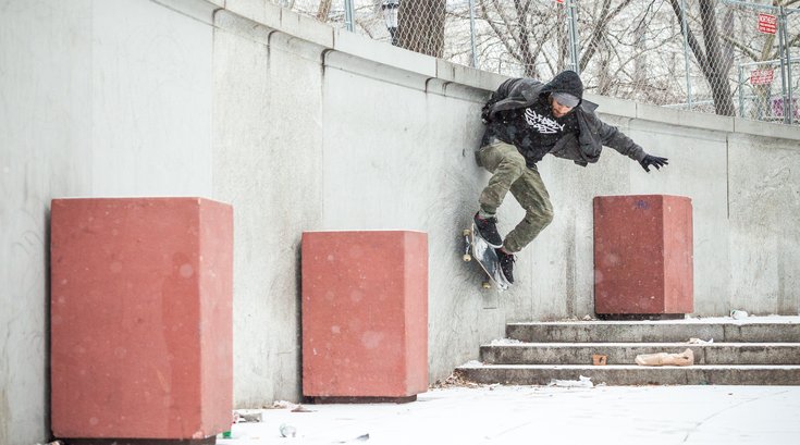 Carroll - Skating at LOVE Park Skateboarding
