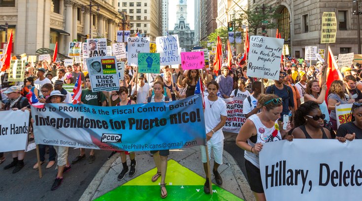 Carroll - Shut Down the DNC Protest
