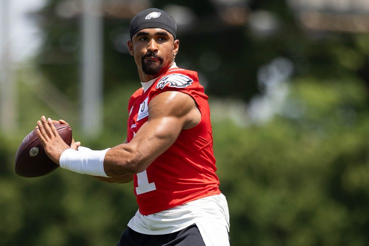 Jalen Hurts watch: How did Eagles' QB perform in first training camp ...