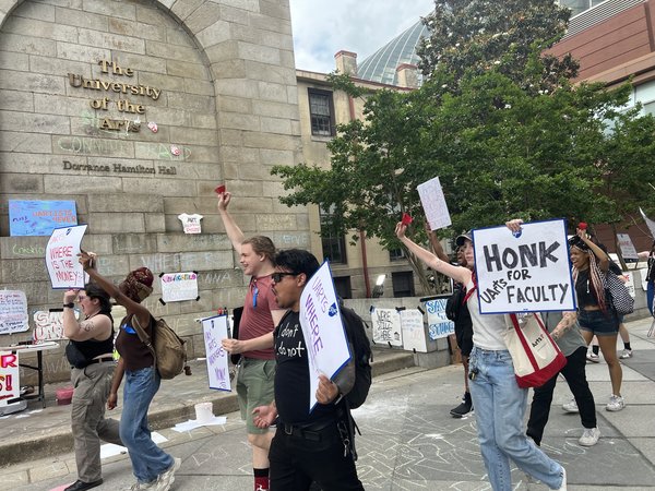 UArts students march