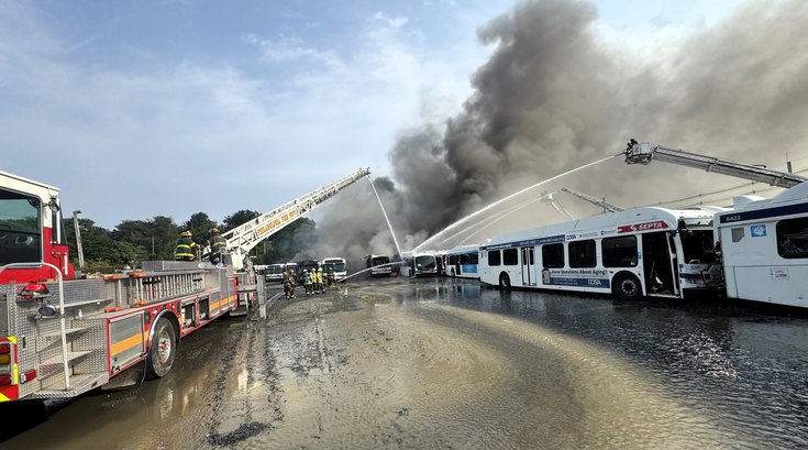 Nicetown SEPTA fire