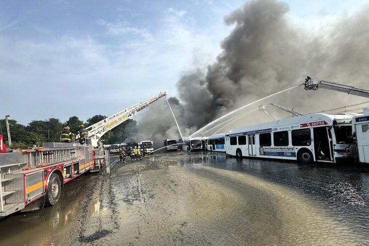 Nicetown SEPTA fire