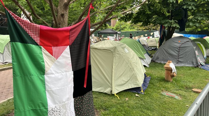 Penn encampment ban