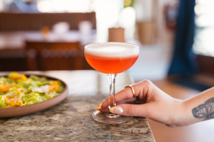 Alice rhubarb cocktail