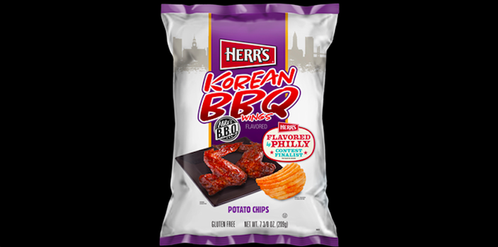 Mike's BBQ wing Herr's chip