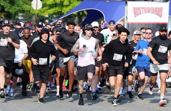 Travis Barker Running