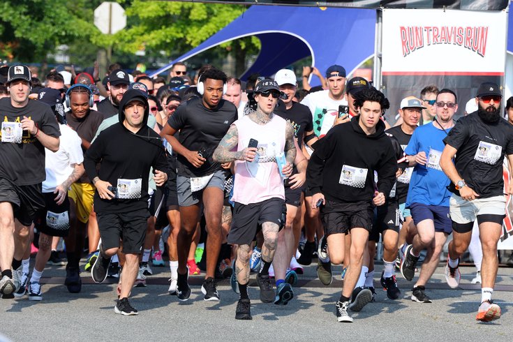Travis Barker Running