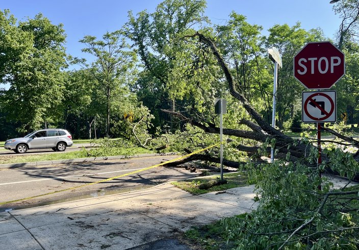 Philly Thunderstorm Aftermath