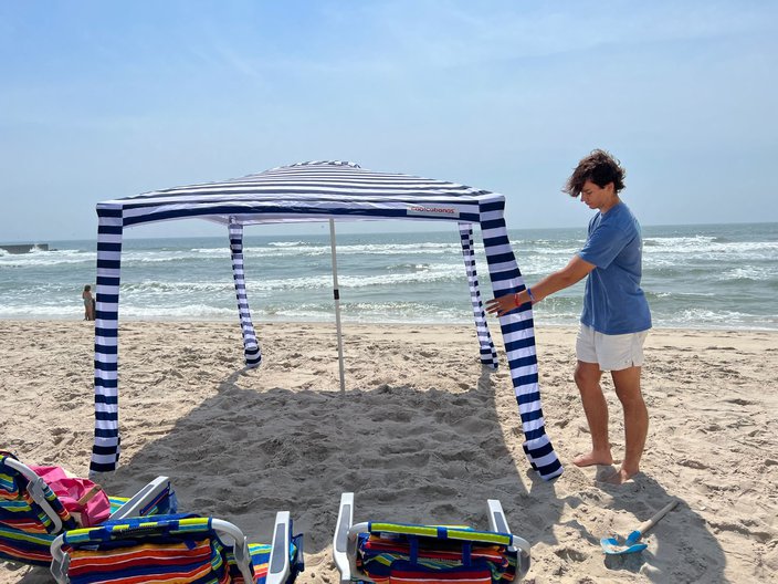 perfect beach day tent