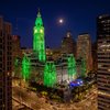 City Hall color lights