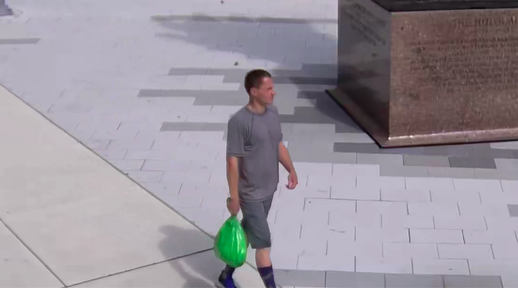 Holocaust Memorial Vandal