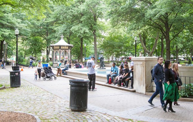 Carroll - Then and Now Rittenhouse Square 