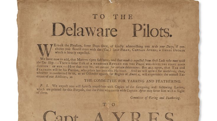 Philly Tea Party leaflet