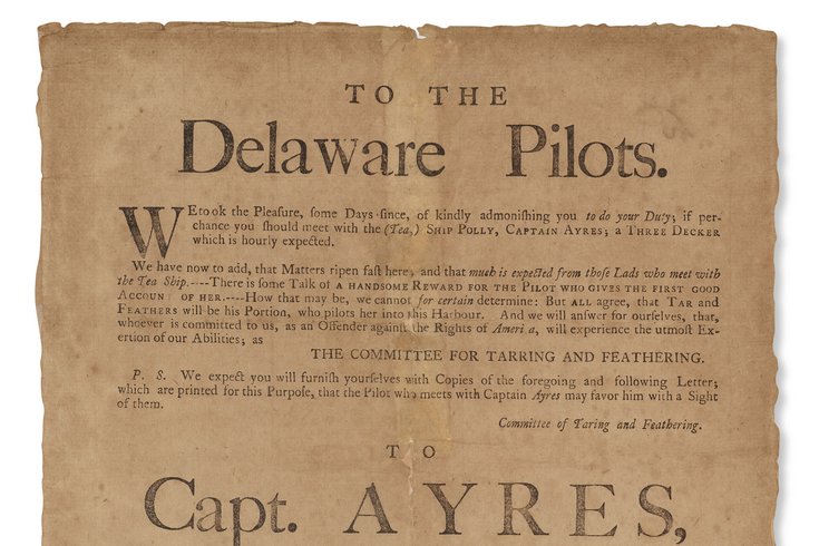 Philly Tea Party leaflet