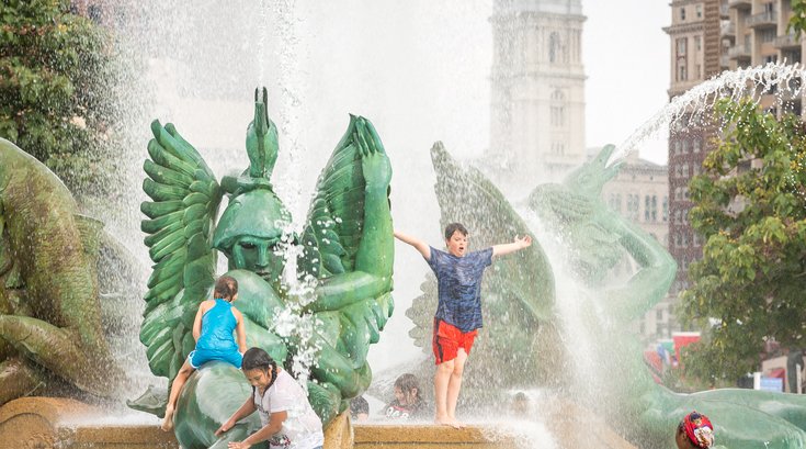 Carroll - Logan Square Fountain Swimming 